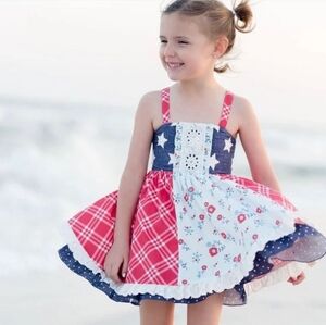 NWT Cheeky Plum Patriotic 4th of July Dress